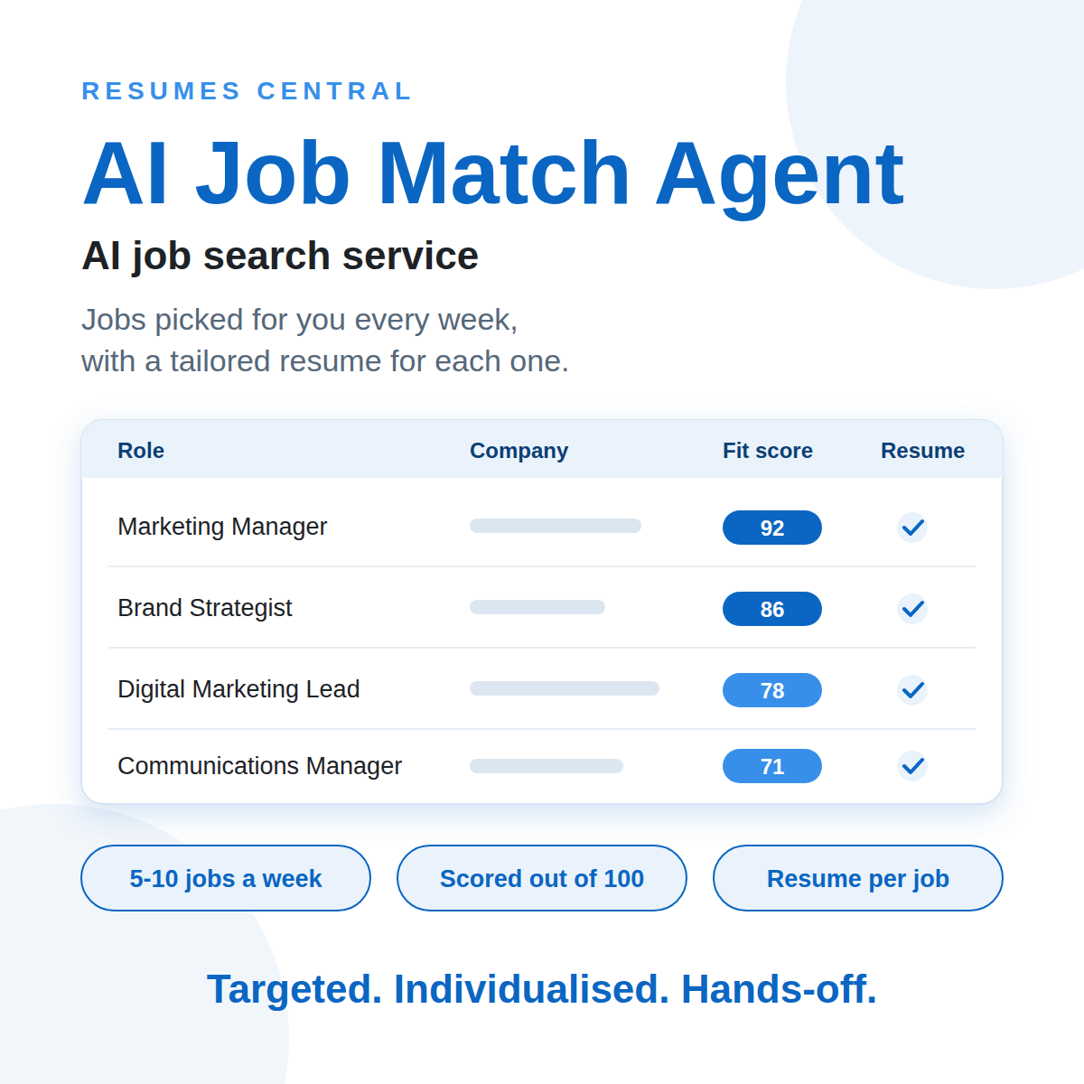 AI Job Match Agent
